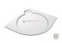 Поддон душевой Cezares Tray TRAY-S-R-80-550-56-GR, 80 х 80 см, серый, из искусственного камня