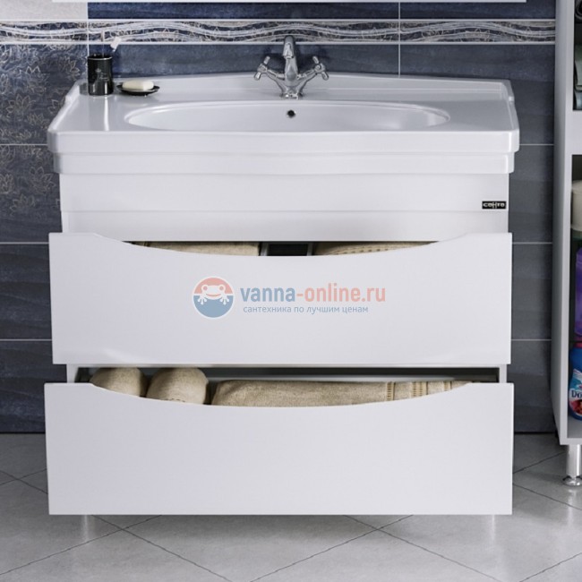 Тумба под раковину СаНта Сатурн 105 700200, напольная