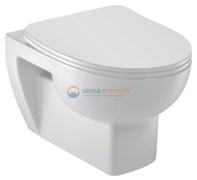 Крышка-сиденье Jacob Delafon Odeon Up 8322K-00 с микролифтом, тонкое