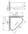 Угловая полочка с держателем Grohe Selection 41038000, хром