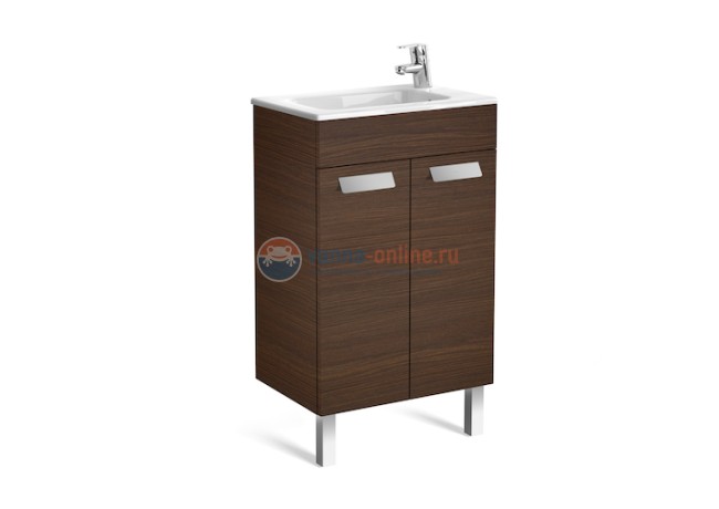 Тумба под раковину Roca Debba 50 ZRU9302709, 2 дверцы, цвет венге