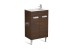 Тумба под раковину Roca Debba 50 ZRU9302709, 2 дверцы, цвет венге