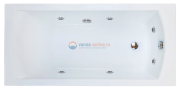 Ванна гидромассажная Royal Bath Vienna RB953200ST, 140 x 70 см, белая