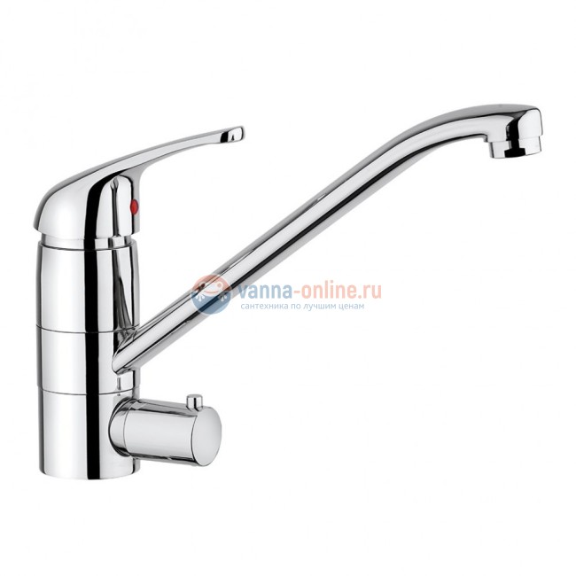 Смеситель для кухни Paini Creta 100, подключение стиральной машины