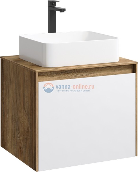 Корпус тумбы под раковину Aqwella Mobi MOB0106DB 60 см, дуб балтийский