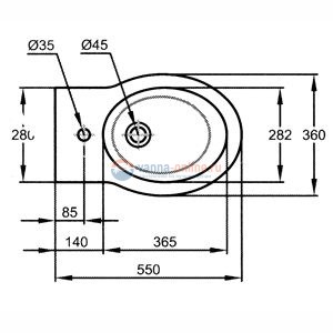 Биде Jacob Delafon Ove E1705-00 напольное Биде Jacob Delafon Ove E1705-00 напольное