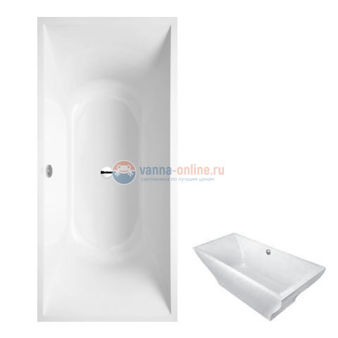 Ванна квариловая Villeroy&Boch La Belle UBQ180LAB2V-01, 180 x 80 см, alpin Ванна квариловая Villeroy&Boch La Belle UBQ180LAB2V-01, 180 x 80 см, alpin