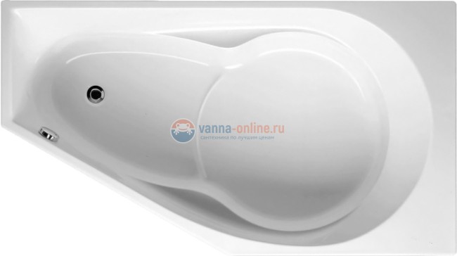Ванна акриловая Riho Yukon 160 x 90 см, левая/правая