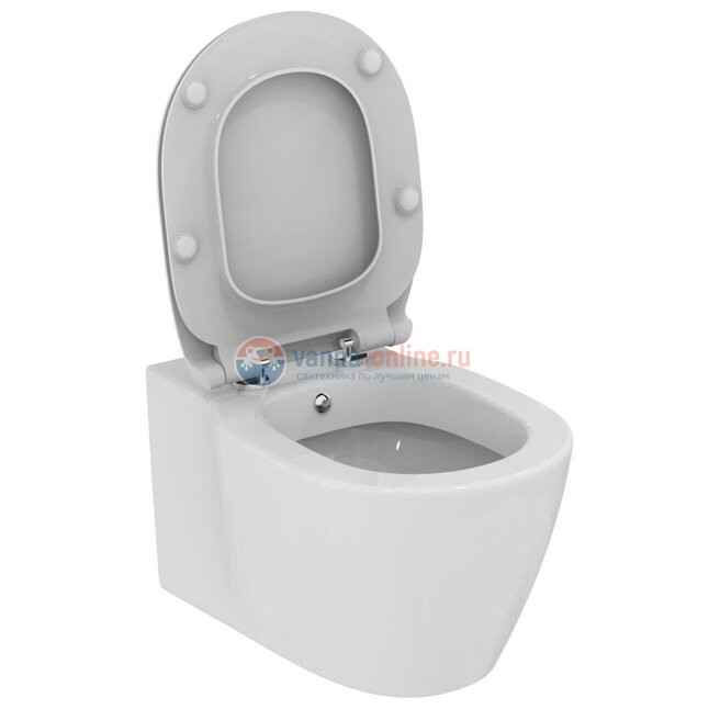 Подвесной унитаз Ideal Standard Connect без сиденья, белый, E772101 Подвесной унитаз Ideal Standard Connect без сиденья, белый, E772101