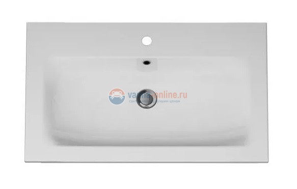 Раковина Opadiris&amp,Smile Blue 80 см санфаянс, белый