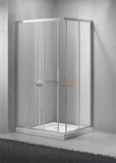 Душевой уголок BelBagno Sela-AH-2-120/80-C-Cr, 120 x 80 x 190 см, стекло прозрачное, хром