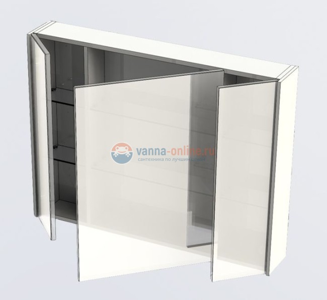 Зеркало-шкаф Aquanet Латина 100 00179636