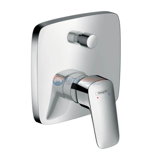 Смеситель для ванны Hansgrohe Logis 71407000 Смеситель для ванны Hansgrohe Logis 71407000