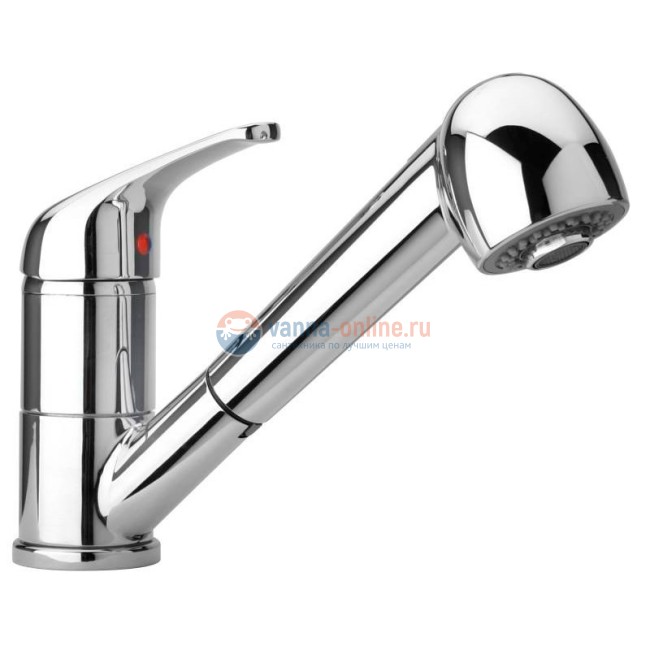 Смеситель для кухни Paini Creta выдвижной излив Смеситель для кухни Paini Creta выдвижной излив