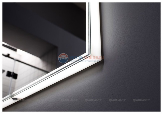 Зеркало с подсветкой Aquanet Палермо 10085 LED, 100 см
