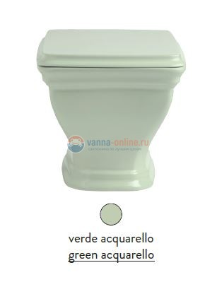 Подвесной унитаз ArtCeram Civitas CIV001 35; 00, цвет - салатовый Подвесной унитаз ArtCeram Civitas CIV001 35; 00, цвет - салатовый