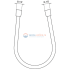 Пластиковый шланг для душа 1750 мм Ideal Standard IDEALFLEX A4109GN