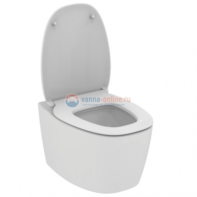 Подвесной унитаз Ideal Standard Dea AquaBlade с сиденьем, белый, T348701/T676601