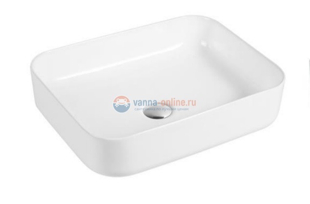 Раковина Aquanet Soul-1 211282 50x40x13.5 см накладная, цвет белый