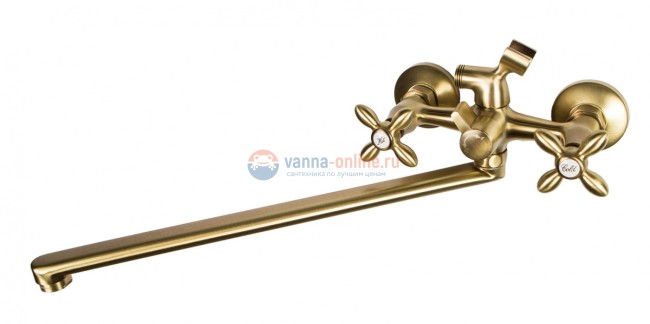 Смеситель Agger Retro A1921188 для ванны и душа, бронза