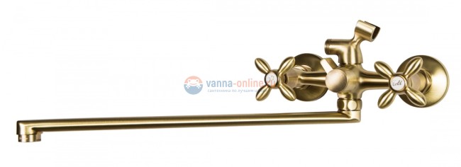 Смеситель Agger Retro A1921188 для ванны и душа, бронза