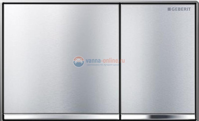 Клавиша Geberit Sigma Type 60 115.640.GH.1, двойной смыв, цинковое литье, хром полированный