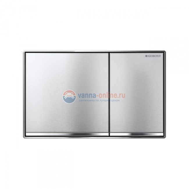 Клавиша Geberit Sigma Type 60 115.640.GH.1, двойной смыв, цинковое литье, хром полированный