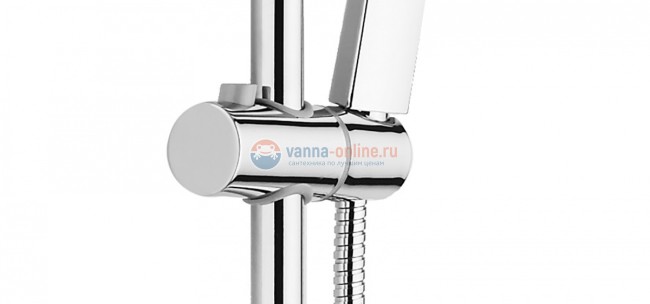 Держатель ручного душа на штангу Agger Breeze AHSH100, хром глянцевый