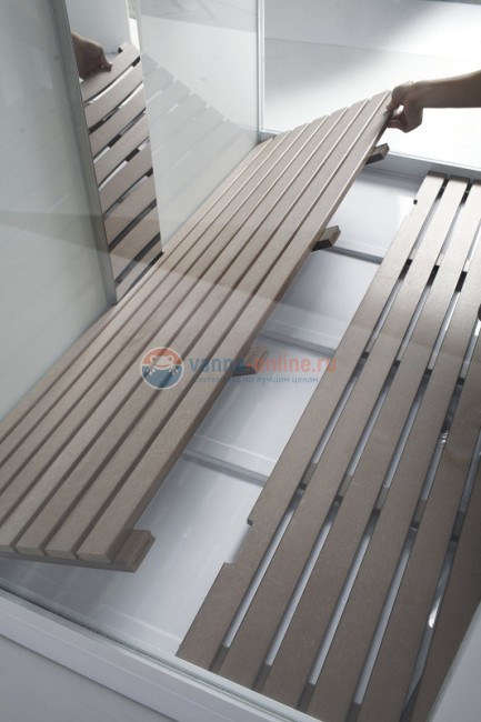 Душевая кабина Orans SR-89105S L/R 120 x 90 см с функцией турецкая баня, белая