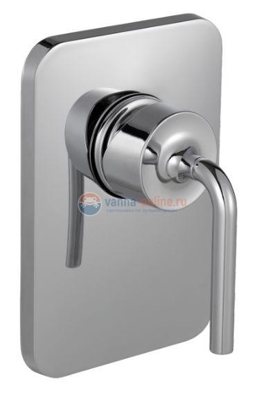 Смеситель Jacob Delafon Purist E98709-CP для душа, встраиваемый, внешняя часть Смеситель Jacob Delafon Purist E98709-CP для душа, встраиваемый, внешняя часть