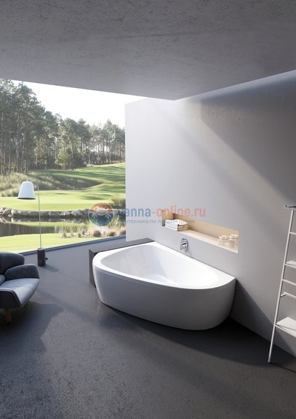 Акриловая ванна Ravak Love Story II, 196 х 113 см, правая, белая, C761000000