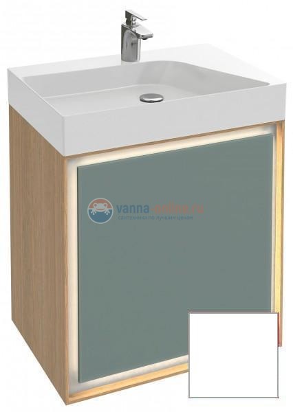 Тумба под раковину Jacob Delafon Rythmik Pure 65 см EB1770-G1C, цвет белый глянцевый