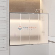 Шторка на ванну RGW SC-61, 01116117-21, 170 x 150 см стекло матовое, хром