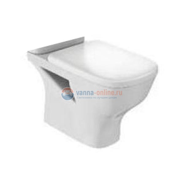 Чаша унитаза Jacob Delafon Struktura UJAJ102-WTE напольного безободкового