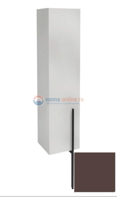 Пенал Jacob Delafon Nouvelle Vague 35 EB3047G-M59, цвет ледяной коричневый матовый, левый