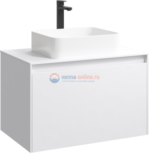 Корпус тумбы под раковину Aqwella Mobi MOB0108W 80 см, белый