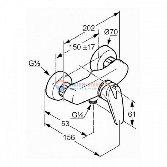 Смеситель Kludi Objekta Mix 337640575 для душа sntx Смеситель Kludi Objekta Mix 337640575 для душа sntx