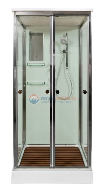 Душевая кабина Deto V9015, 90 x 90 см, с электрикой, гидромассажем, стекла матовые Душевая кабина Deto V9015, 90 x 90 см, с электрикой, гидромассажем, стекла матовые