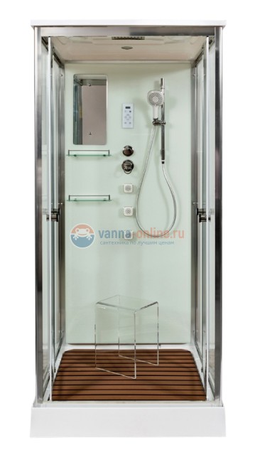 Душевая кабина Deto V9015, 90 x 90 см, с электрикой, гидромассажем, стекла матовые Душевая кабина Deto V9015, 90 x 90 см, с электрикой, гидромассажем, стекла матовые