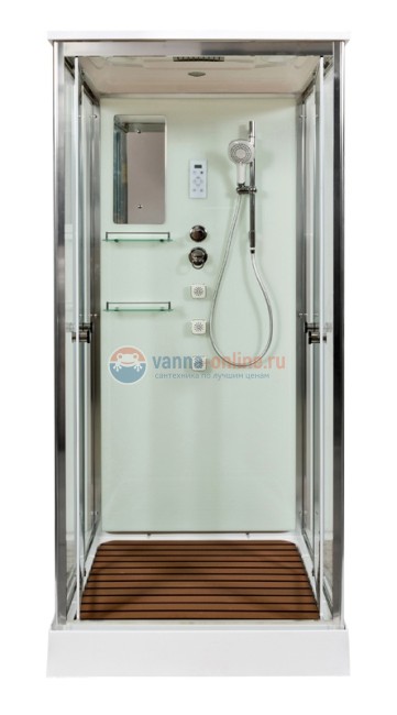 Душевая кабина Deto V9015, 90 x 90 см, с электрикой, гидромассажем, стекла матовые Душевая кабина Deto V9015, 90 x 90 см, с электрикой, гидромассажем, стекла матовые