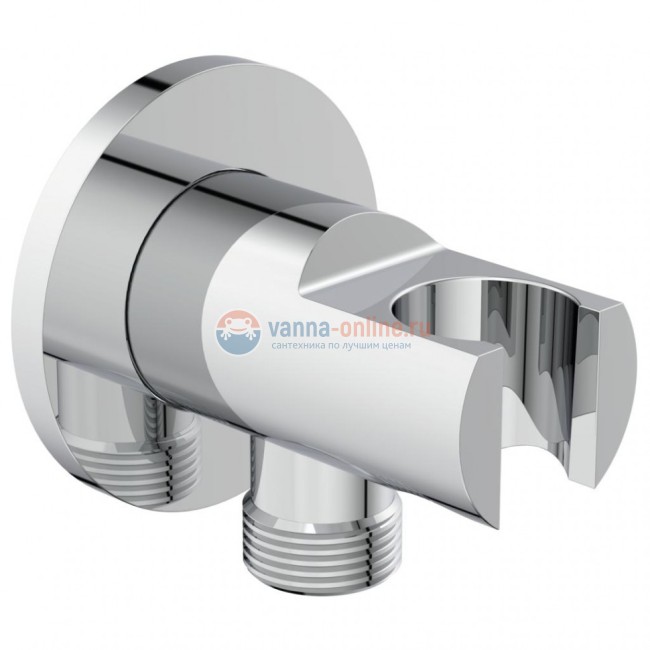 Держатель с подключением душевой лейки 1/2" Ideal Standard IDEALRAIN BC807AA Держатель с подключением душевой лейки 1/2" Ideal Standard IDEALRAIN BC807AA