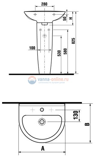 Раковина Jika Mio 1071.2.000.104.1