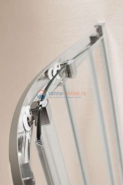 Душевой уголок Cezares ECO--O-RH-2-100/80-Cr, 100х80х190, стекло прозрачное/матовое