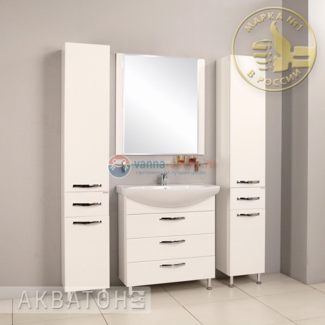 Зеркало Акватон Ария 80, темно-коричневое, 1A141902AA430 Зеркало Акватон Ария 80, темно-коричневое, 1A141902AA430