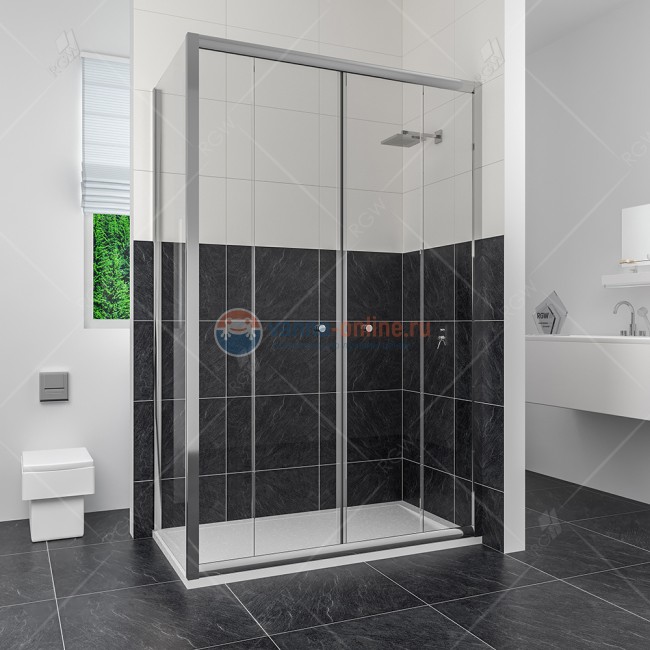 Душевой уголок RGW CL-43, 040943158-11, 150 х 80 x 185 см, дверь раздвижная, стекло прозрачное, хром Душевой уголок RGW CL-43, 040943158-11, 150 х 80 x 185 см, дверь раздвижная, стекло прозрачное, хром