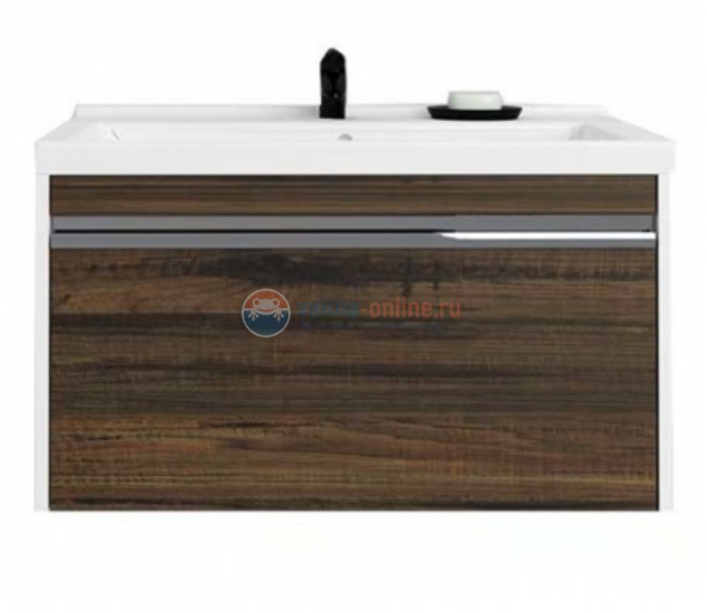 Тумба под раковину Акватон Капри 1A230201KPDB0 80 см, цвет таксония темная