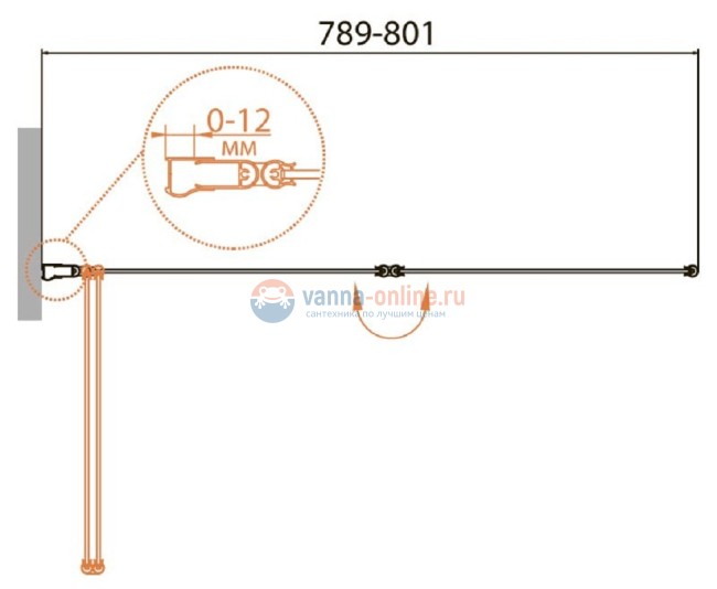 Шторка на ванну Cezares Relax RELAX-V-2-80/140-C-Bi, 80 х 140 см, стекло прозрачное, цвет профиля серый Шторка на ванну Cezares Relax RELAX-V-2-80/140-C-Bi, 80 х 140 см, стекло прозрачное, цвет профиля серый