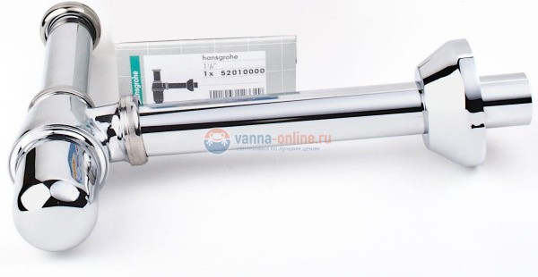 Сифон для раковины Hansgrohe 52010000, хром, ø32