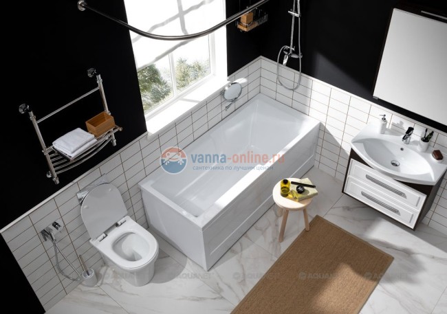 Ванна акриловая Aquanet Taurus 00210292 160 x 75 см Ванна акриловая Aquanet Taurus 00210292 160 x 75 см
