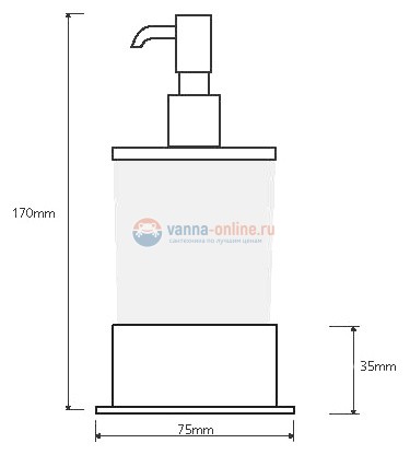 Дозатор Bemeta Plaza 140109161